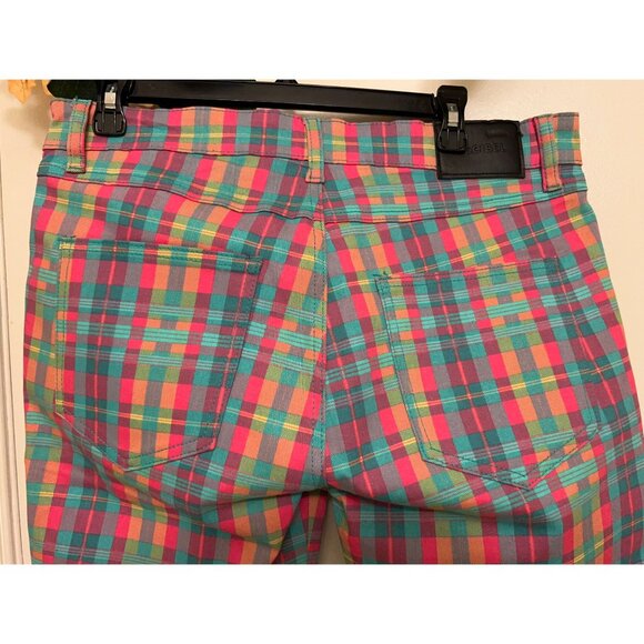 Decibel Mens Golf Shorts Clown core Plaid 32/Outside - Picture 7 of 13